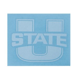 white utah state decal